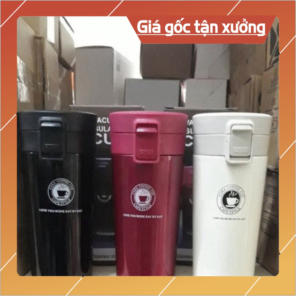 [ sale mùa hè] Bình giữ nhiệt inox 2 lơp CAKA COFFEE cup .