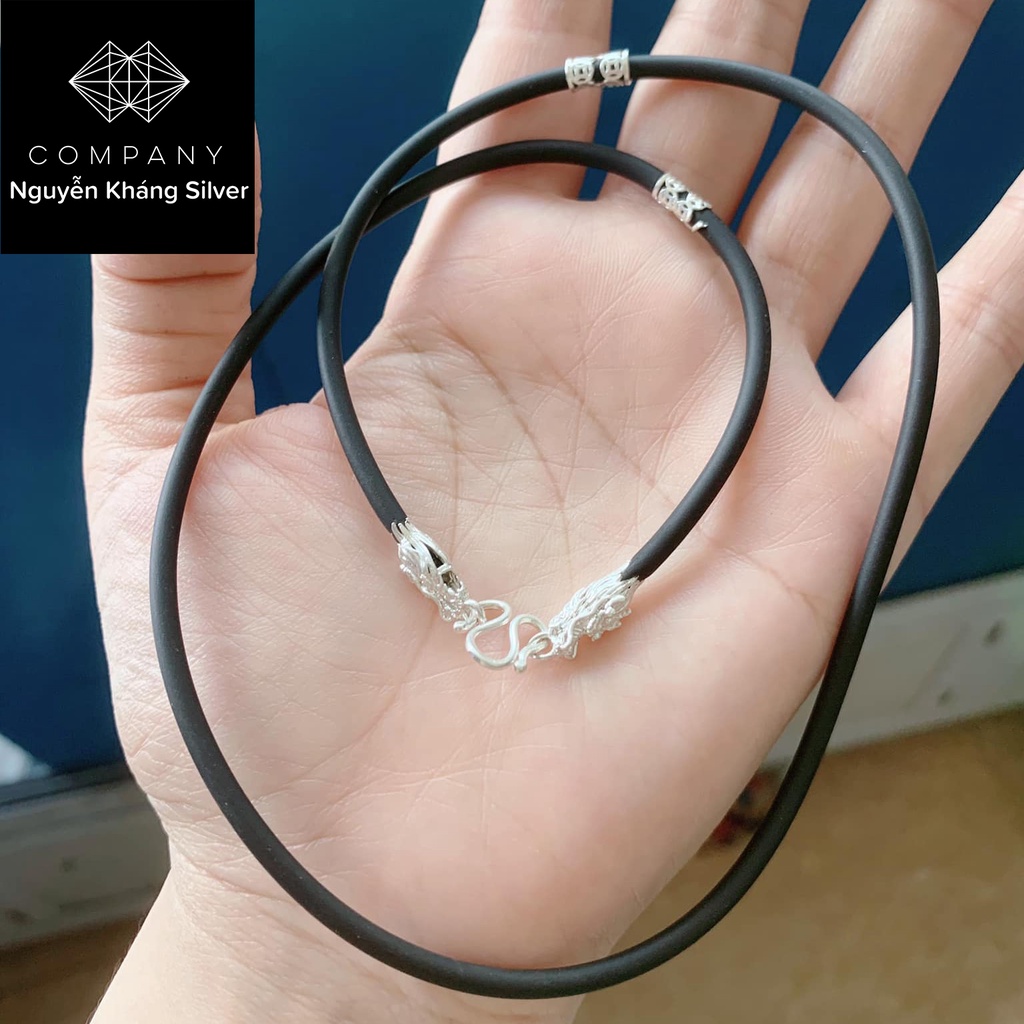 CÁC MẪU DÂY CAO SU ĐEN BỌC BẠC ĐẦU RỒNG, BẠC NGUYỄN KHÁNG