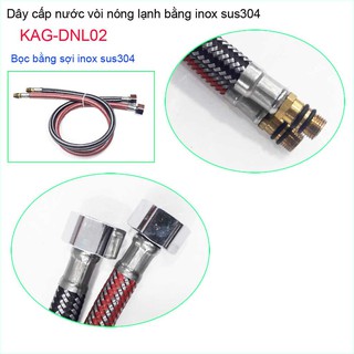 BỘ 2 DÂY CẤP VÒI NÓNG LẠNH ROCA KAG-DNL02