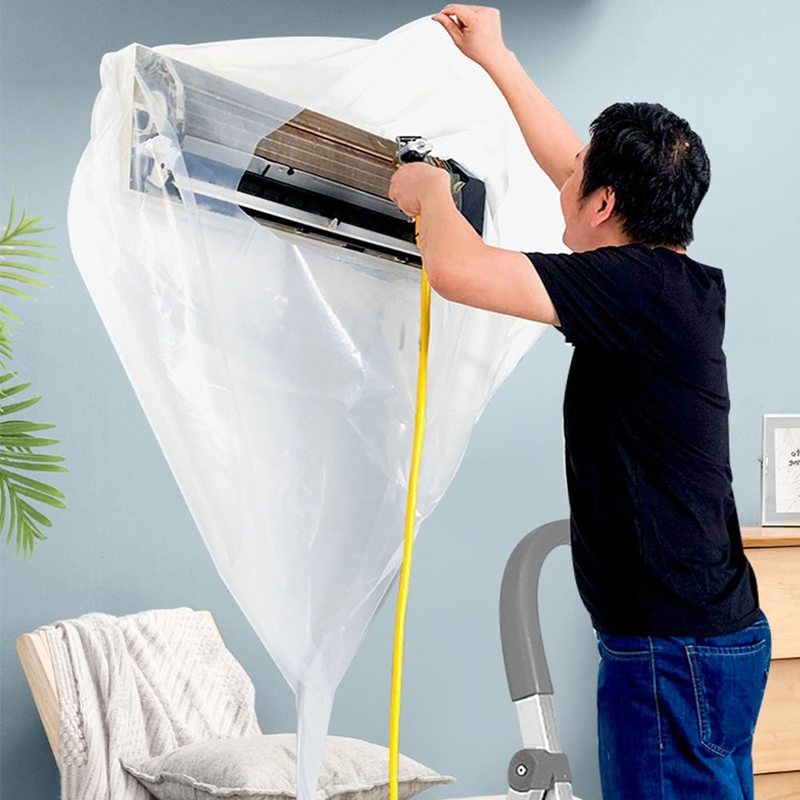 Túi đựng nước chảy từ máy điều hòa trong suốt chống rò rỉ tiện dụng