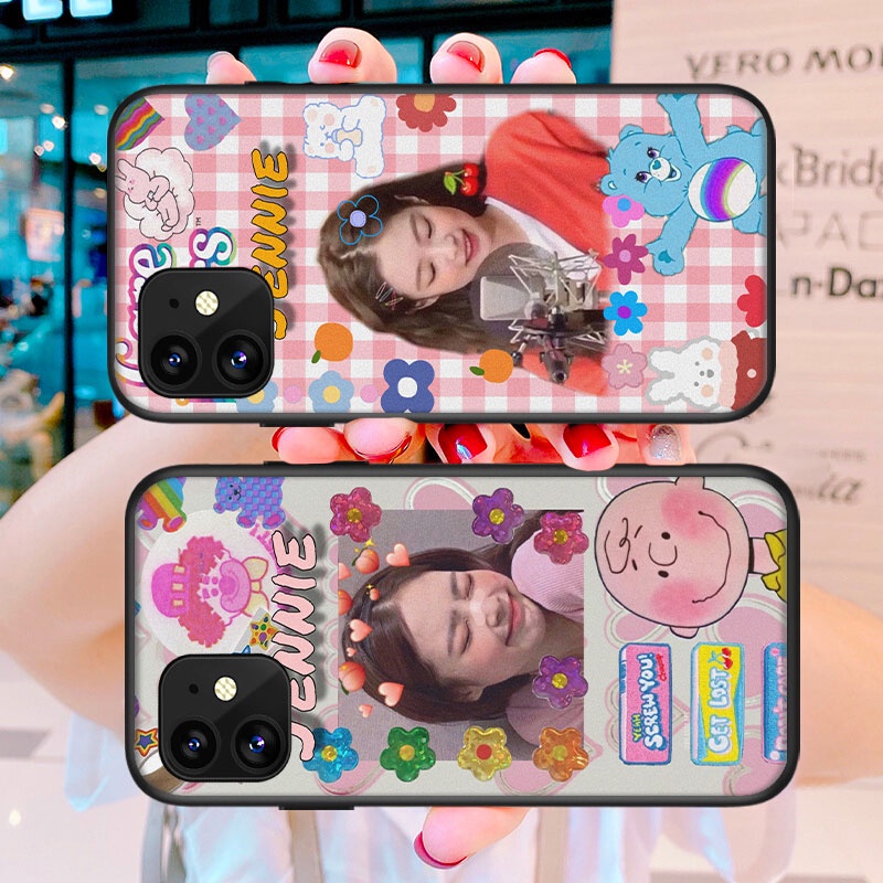 Ốp Điện Thoại Hình Jennie Cho iPhone 11 XR XS 5 5S 6 6S 7 / 8 / SE 2020 Plus