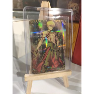 Thẻ bài sưu tầm bánh xốp Fate Grand Order FGO Gilgamesh SR - Secret Rare - Tặng bọc bài nhựa bảo quản