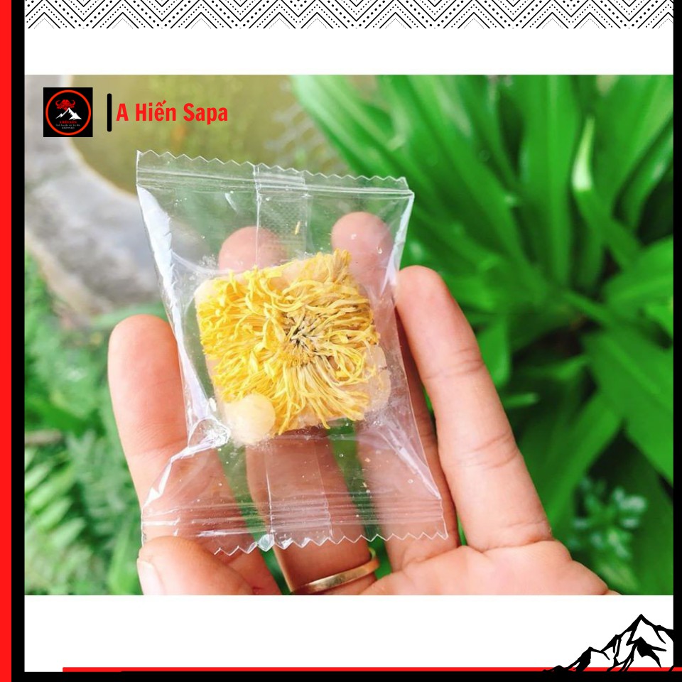 Trà hoa cúc đường phèn mật gói ăn thử, BÁN THEO CÁI giúp mát gan, giải độc cơ thể, pha uống hằng ngày rất dễ.
