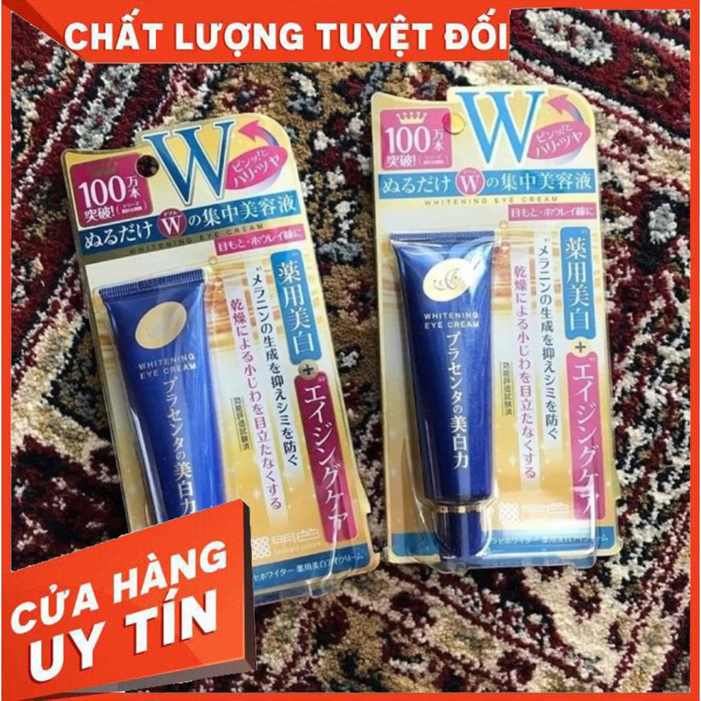 (Video mua hàng)Kem dưỡng mắt MEISHOKU WHITENING EYE CREAM Nhật Bản