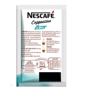 Cà phê hòa tan NESCAFÉ Cappuccino Vị Dừa (Hộp 10 gói x 20g)