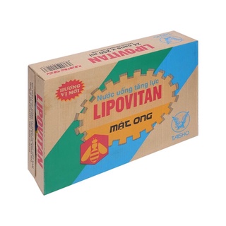 Thùng 24 Lon Nước Uống Tăng Lực Lipovitan Mật Ong/Tongkat Ali (24 lon x 250ml)