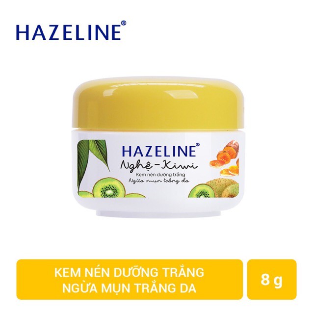 Kem Nén Dưỡng Trắng Ngừa Mụn Hazeline Nghệ - Kiwi 8g