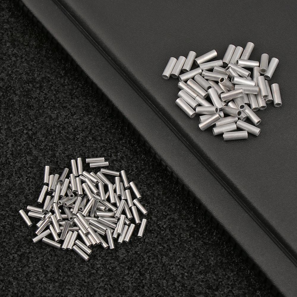 Set 100 Ống Nối Dây Câu Cá Bằng Thép Không Gỉ Chất Lượng Cao