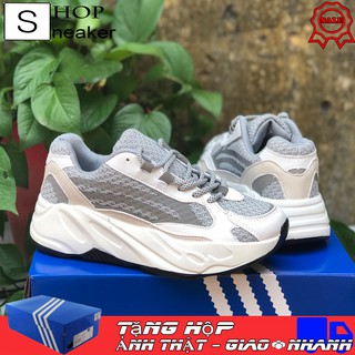 [Sale] Giày YZ Static Trắng Phản Quang Size Nam Nữ