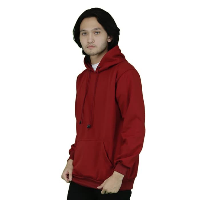 Áo Khoác Cardigan Cổ V Màu Đỏ Trơn Cho Nam Size M L Nosh MH712