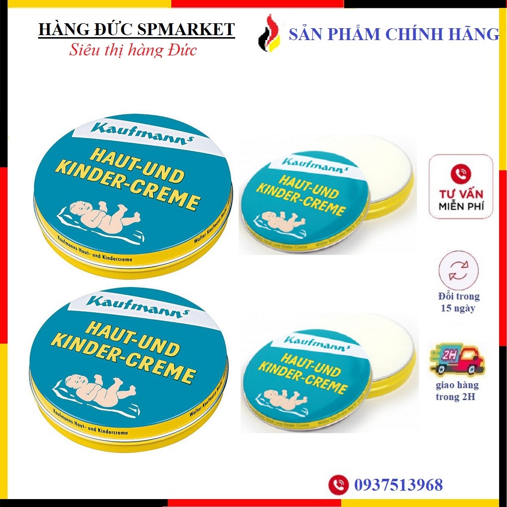 Kem chống hăm Kaufmann Đức dưỡng da đặc biệt cho trẻ sơ sinh 75ml
