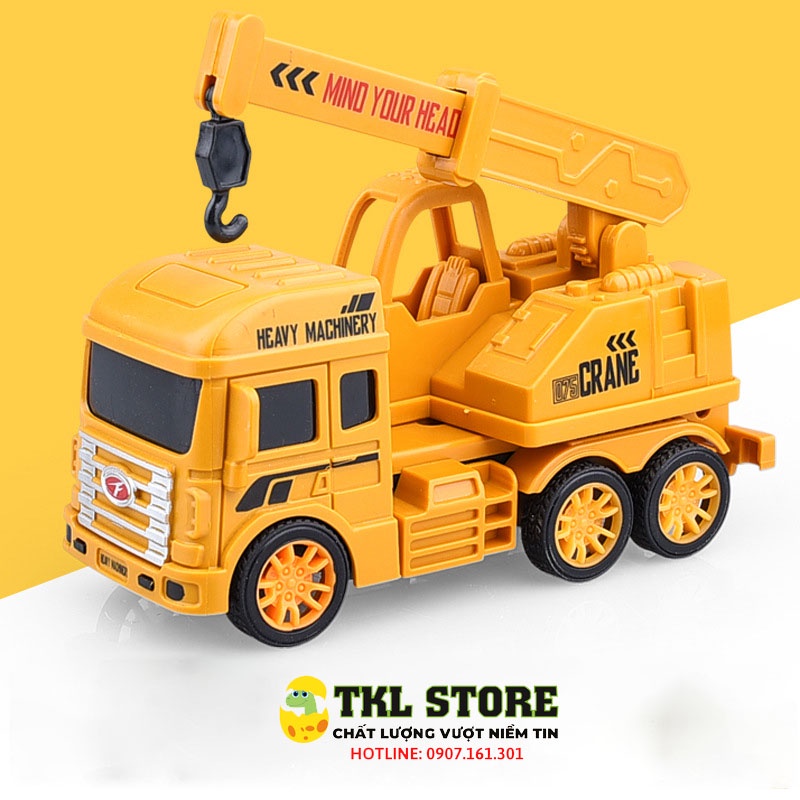 Xe đồ chơi cho bé, bộ xe đồ chơi nhiều kiểu dáng, chạy đà mạnh mẽ an toàn cho bé - Mã T32 - TKL STORE