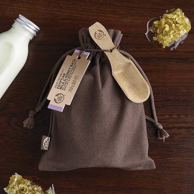 Sữa tắm cao cấp The body shop Spa of the world Egyptian Milk & Honey Bath_hàng chính hãng authentic Anh