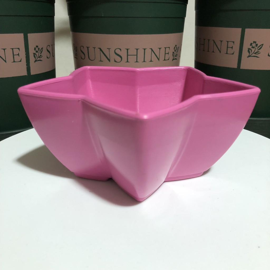 CHẬU TRỒNG SEN ĐÁ - CÂY CẢNH MINI, XƯƠNG RỒNG, BONSAI BẰNG NHỰA