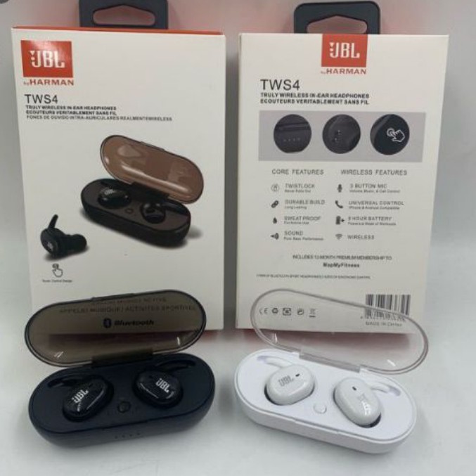 Mua 1 Tặng 1 Tai Nghe Bluetooth Không Dây Jbl Tws-4 Free Xiaomi