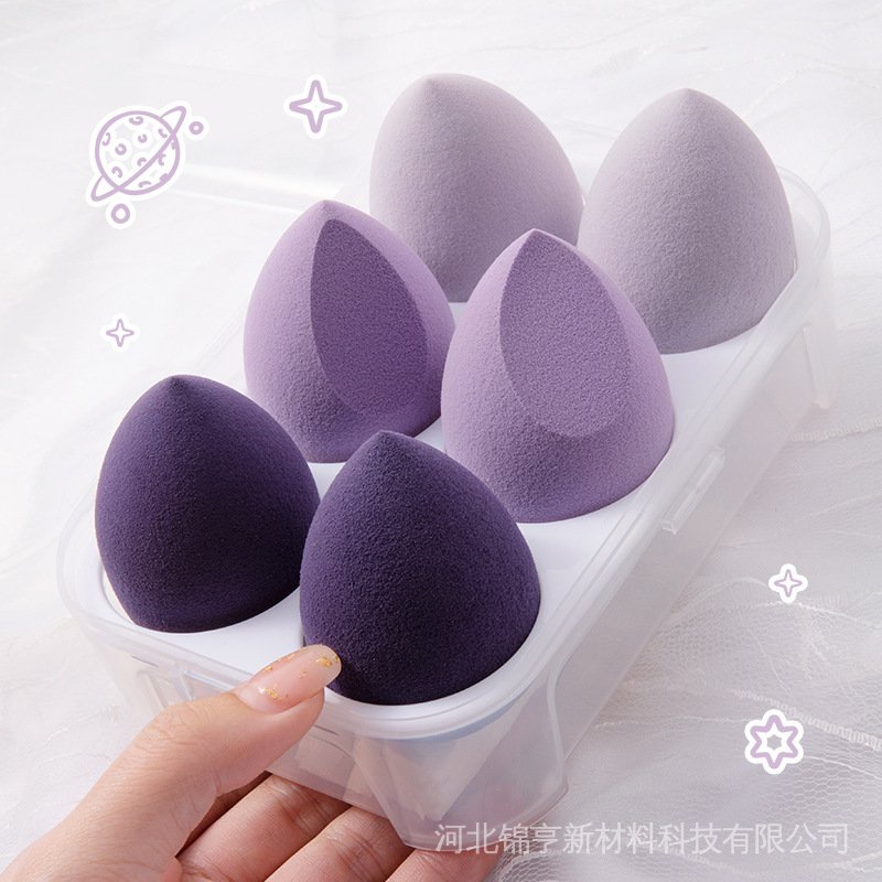 Mút Trang Điểm Hình Quả Trứng Mềm Mại Có Thể Sử Dụng Khô Hoặc Ướt Tiện Lợi
