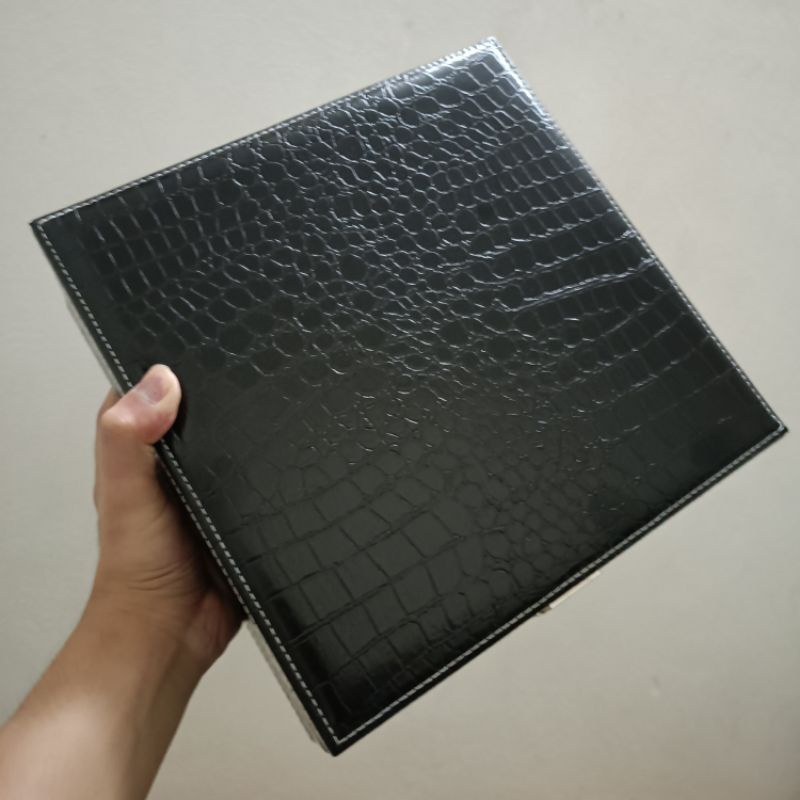Hộp đựng trang sức 2 tầng bọc da T04 đựng nữ trang cao cấp