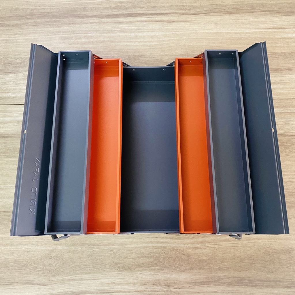 Hộp đựng đồ nghề 3 tầng 5 khay chính hãng, làm bằng thép không gỉ kích thước 53*20*20