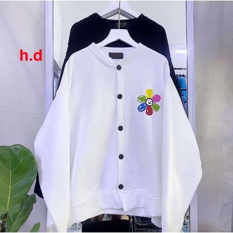 Áo cadigan hoa 6 cánh HD6