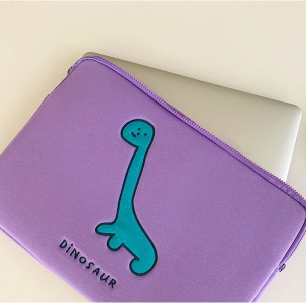 Túi Đựng Laptop Họa Tiết Khủng Long Xinh Xắn Theo Phong Cách Hàn Quốc 15 13.3 13 12 11 10.5 10.2 inch