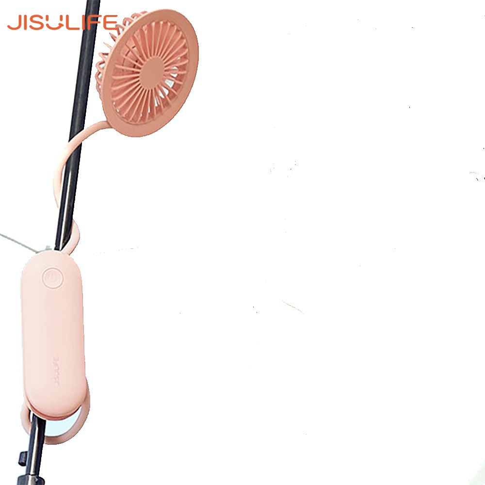 Quạt mini xoắn ốc tích hợp đèn pin Jisulife FA15 - Biến hóa đa năng - Hàng chính hãng