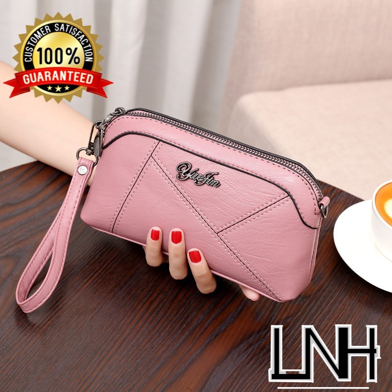 Ví Da Nữ Cao Cấp || Có Dây Đeo Vai  Kiểu Dáng CLUTCH Cực Xinh Dễ Phối Đồ Đi Dạo Phố, Đi Cafe, Hẹn Hò,...