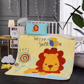 Bộ chăn gối cotton trẻ em( chat chọn mẫu)