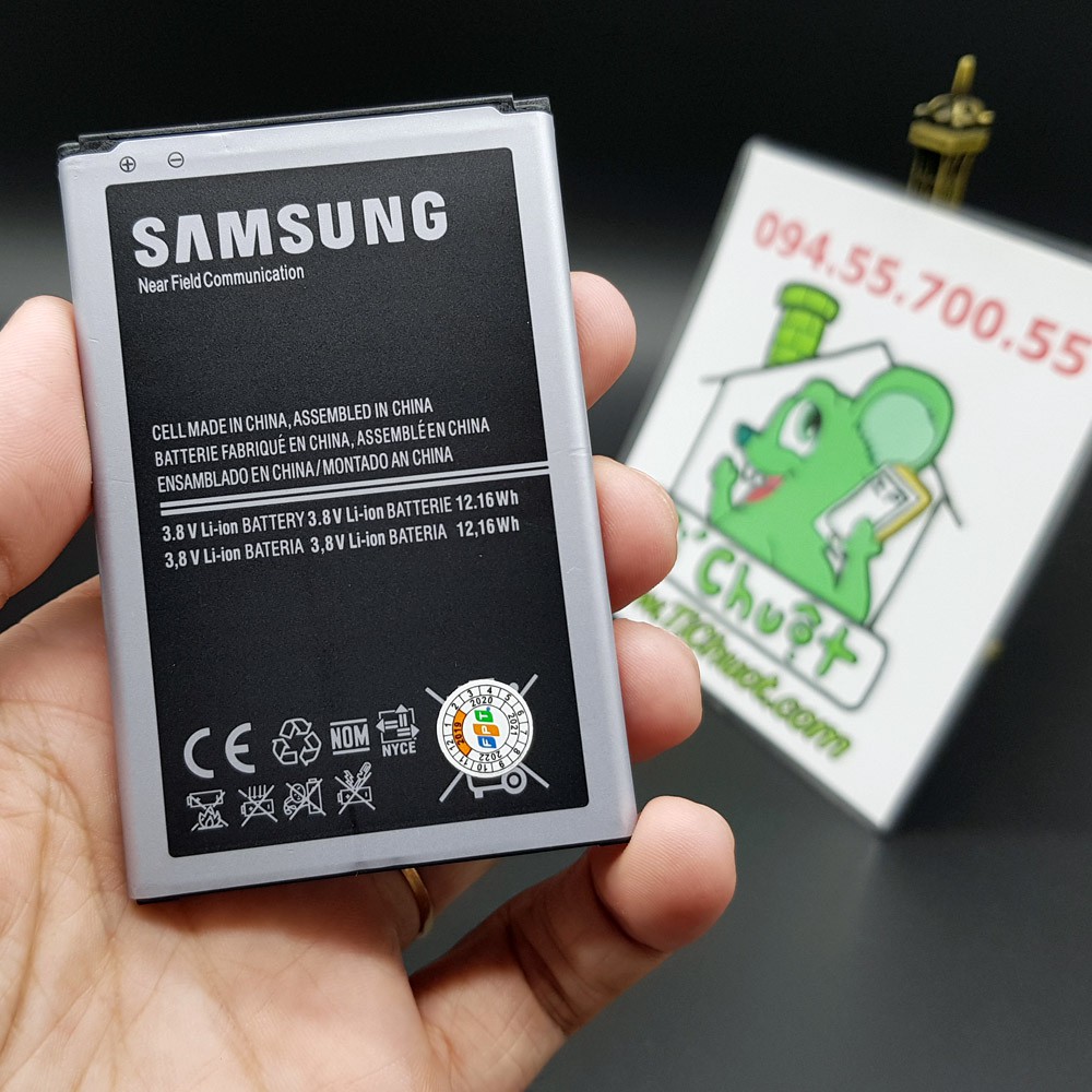 [Ảnh Thật] Pin Samsung Note 3 B800BE 3200 mAh