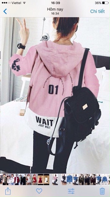 Áo khoác kaki nữ logo 01-M48 | BigBuy360 - bigbuy360.vn