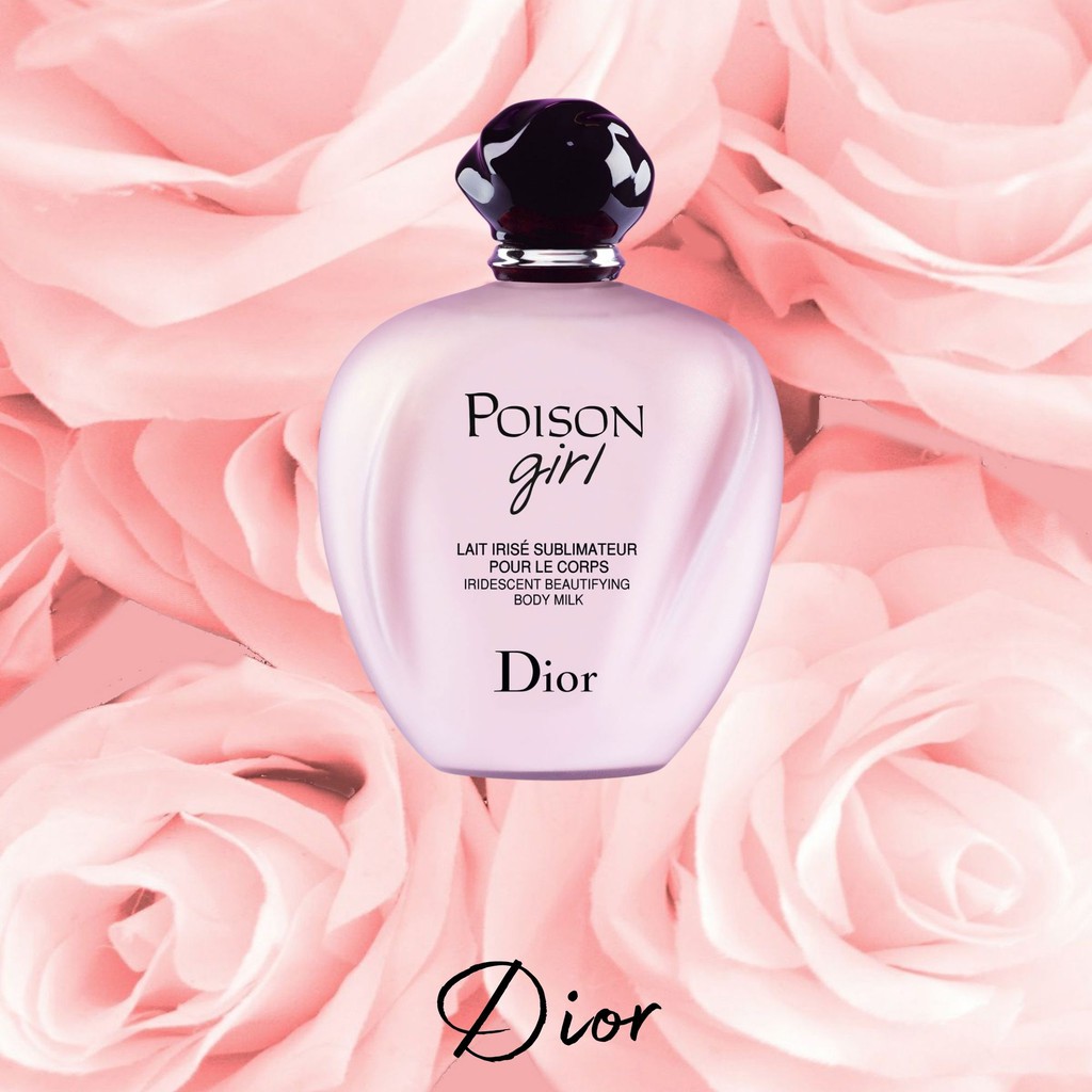 Dưỡng thể hương nước hoa Dior Poison Girl Iridescent Beautifying Body Milk 200ml Ouibeaute