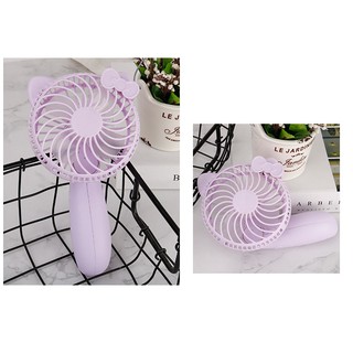Quạt cầm tay mini có sạc siêu xinh - [Có Sẵn+ Freeship] Quạt Mini Cầm Tay Tích Điện Để Bàn Nhỏ Gọn Nhiều Màu Sắc