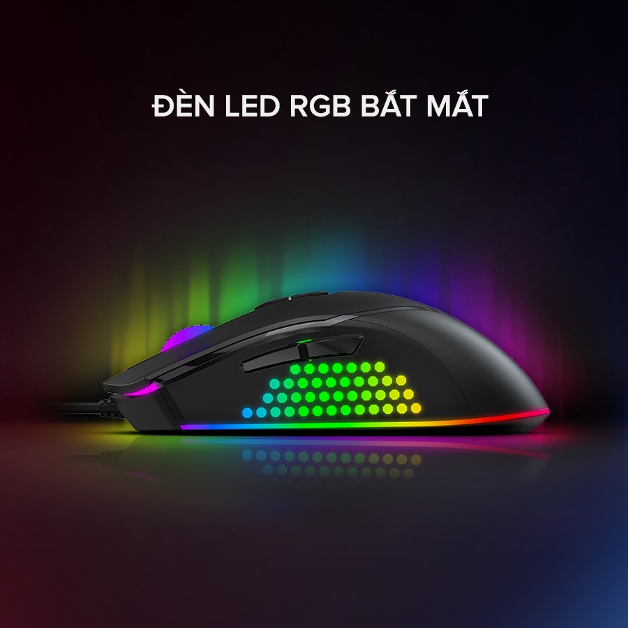 【Giao hàng nhanh】Chuột Gaming HAVIT MS814, 16 Triệu Màu RGB, 6 Chế Độ DPI, Tích Hợp 7 Nút Điều Chỉnh - Chính Hãng BH 12T