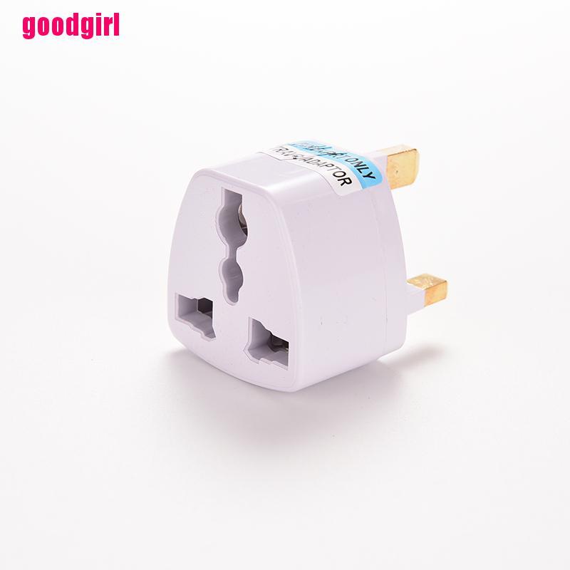 Good 1 PC Universal AU EU to UK AC Power Plug Travel Wall Adapter Converter White GB