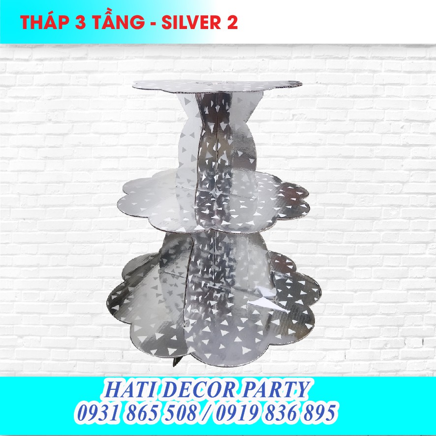 THÁP 3 TẦNG SINH NHẬT - CUPCAKE, CÁC LOẠI BÁNH | HATI DECOR PARTY