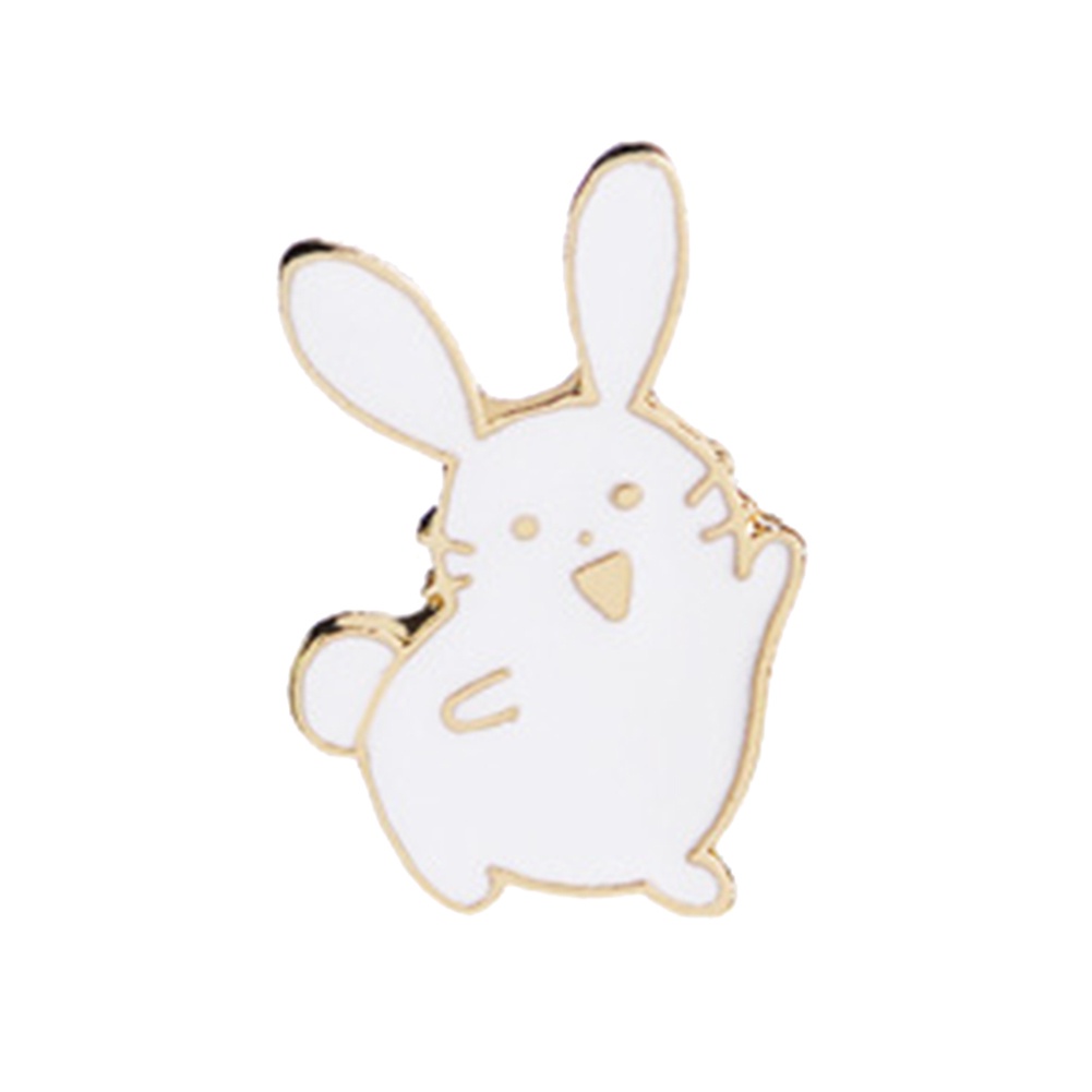 YOML✔Cute Women Cartoon Rabbit Brooch Pin Enamel Denim Backpack Badge Jewelry Gift