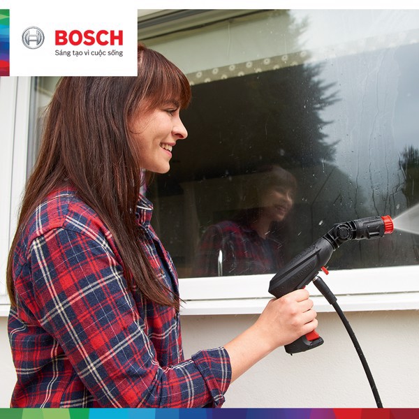 Súng ngắn xoay 360 áp lực cao Bosch bình xịt bọt bọt tuyết 450ml áp lực 135bar