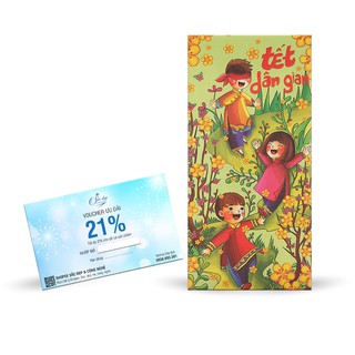 Bao lì xì may mắn - Tặng Voucher 21% tất cả sản phẩm