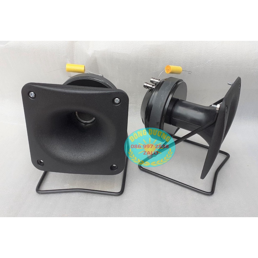 BỘ 2 LOA BỔ SUNG TRÉP RỜI CHO DÀN ÂM THANH - CỦ TRÉP 350 MAXTIN + HỌNG 12x12 + CHÂN TỤ - LOA TĂNG TRÉP