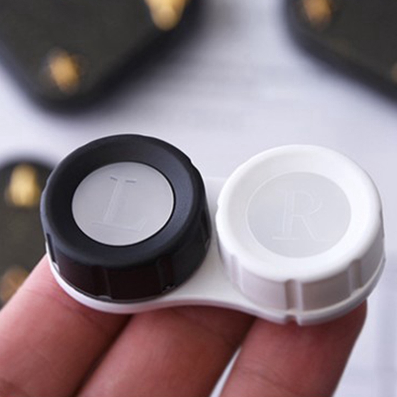 Tmdbyx (Hàng Mới Về) Bộ Hộp Đựng Kính Áp Tròng Mini Có Gương Tiện Lợi Cho Du Lịch