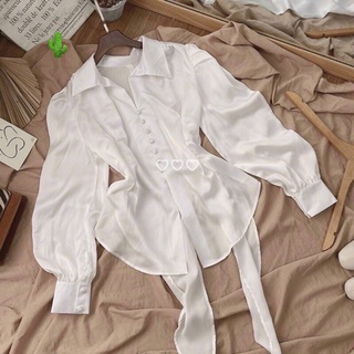 Áo Sơ Mi Tiểu Thư (Chất Satin Lụa cao cấp Cực Đẹp)