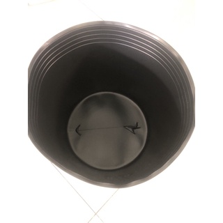 Chậu nhựa bít lổ c16 trồng sen màu đen dày dặn 40x32