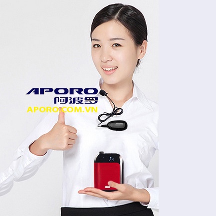 Máy trợ giảng Aporo T9 2.4G Mic không dây Bluetooth.