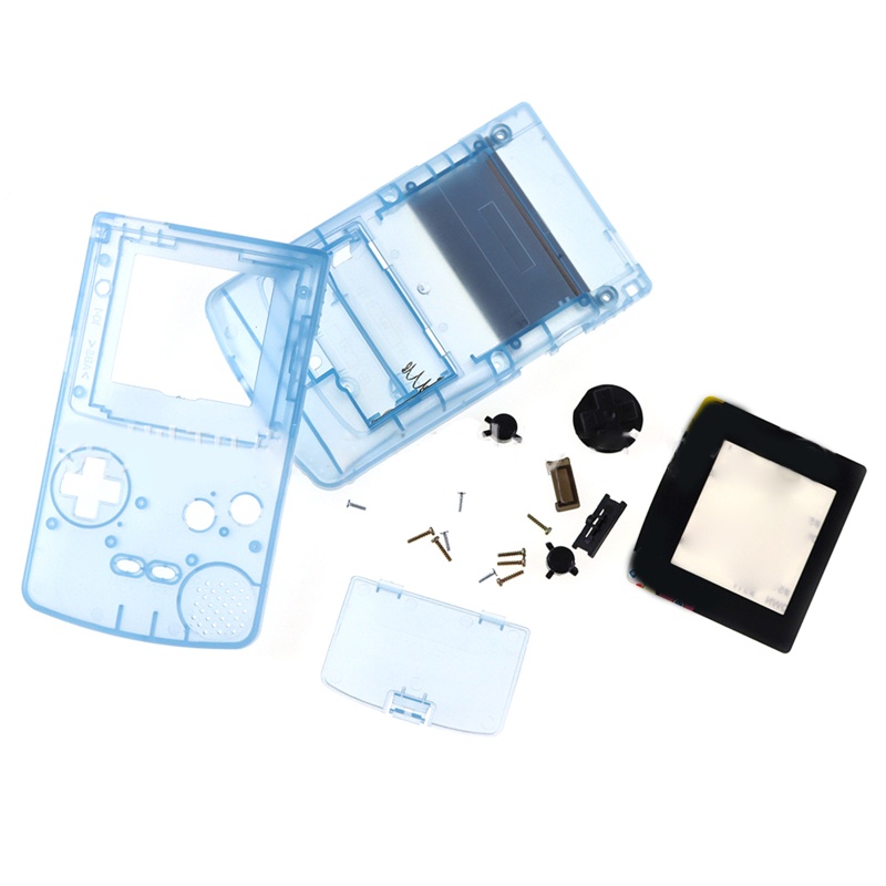 Vỏ Nhựa Phát Sáng Trong Tối Bọc Tay Cầm Chơi Game GBC Có Nút Bấm