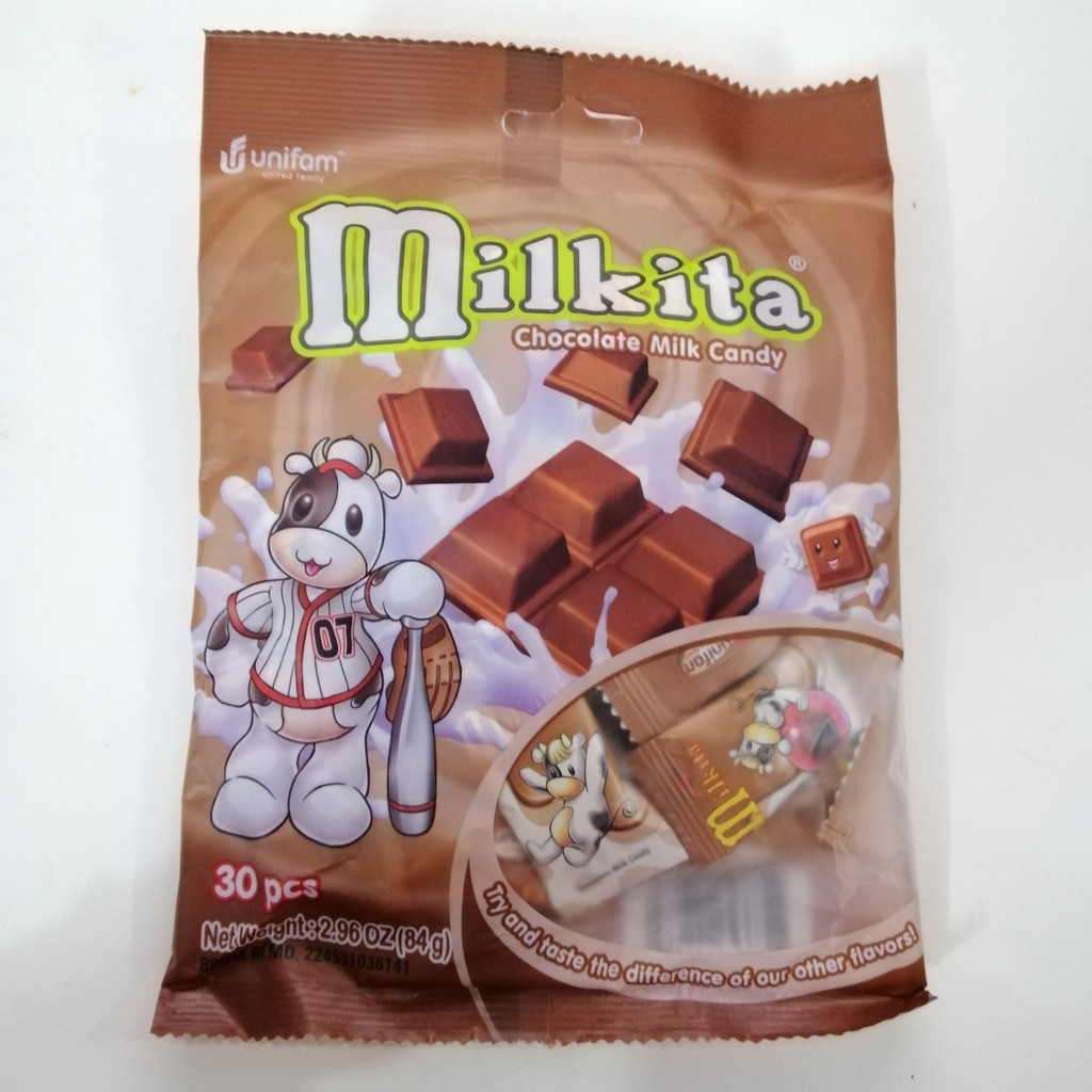Kẹo Sữa Milkita Vị Sôcôla Milkita Chocolate Milk Candy (Gói 84g)