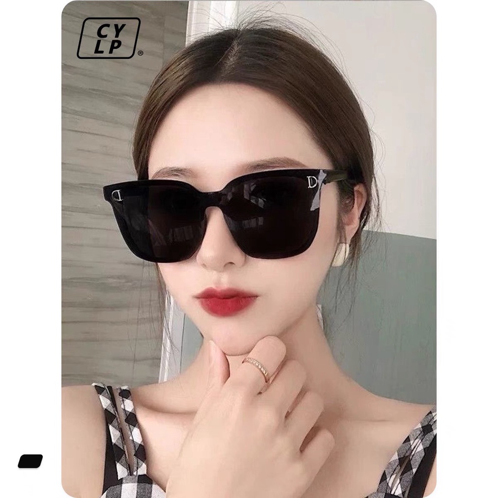 Kính mắt nữ bản to chữ D sang chảnh Kính râm nữ đi biển siêu ngầu