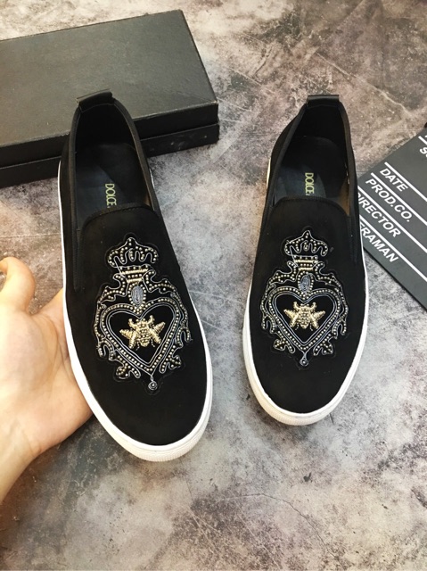 Giầy nam slipon DG mác vương miện | BigBuy360 - bigbuy360.vn
