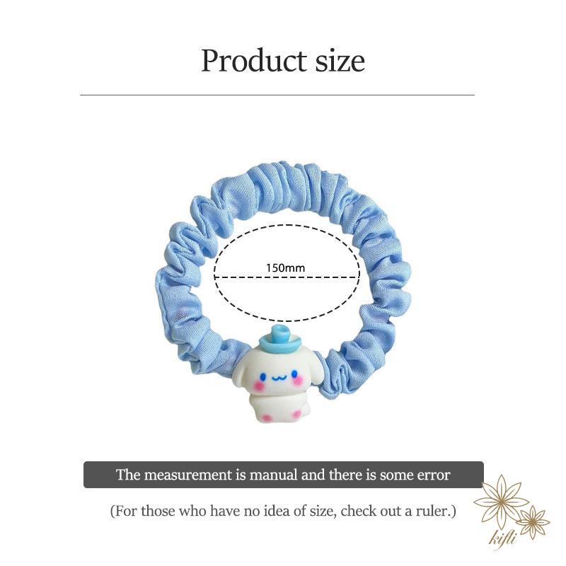 Dây Cột Tóc Nhỏ Nhắn Hình Cinnamoroll Dễ Thương Cho Nữ