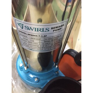 Bơm tõm - Bơm thả chìm hút bùn 1500w