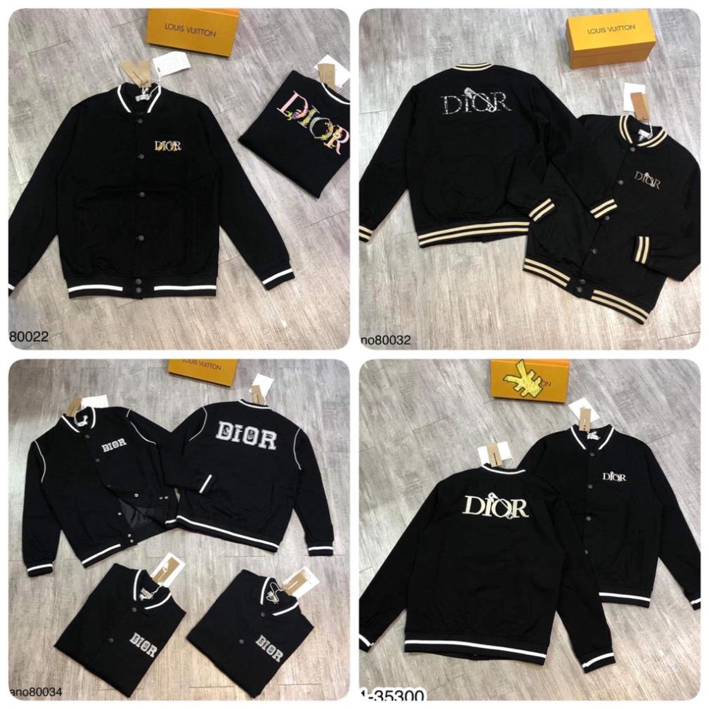 Áo Bomber dior - Áo Khoác dior Nam nỉ 2 lớp - Áo khoác mùa đông nam 4MEN SHOP