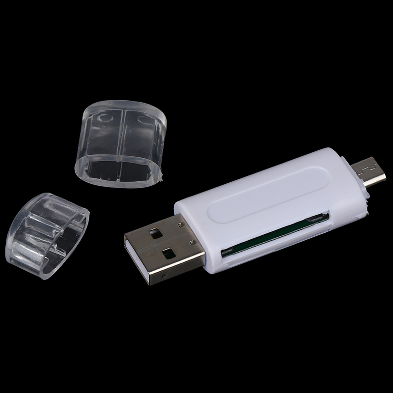 Đầu Đọc Thẻ Nhớ Đa Năng Otg Usb 2.0 Dành Cho Điện Thoại / Tf